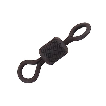 The Namazu Pro Rolling Ribbed Swivel, Brass, Carbon, Test-24 kg, packaging 10 pcs.-3