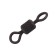 The Namazu Pro Rolling Ribbed Swivel, Brass, Carbon, Test-24 kg, packaging 10 pcs.