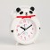 Clock - desktop an alarm clock "Cute panda" children's, discrete move, 16 x 13 cm, aa