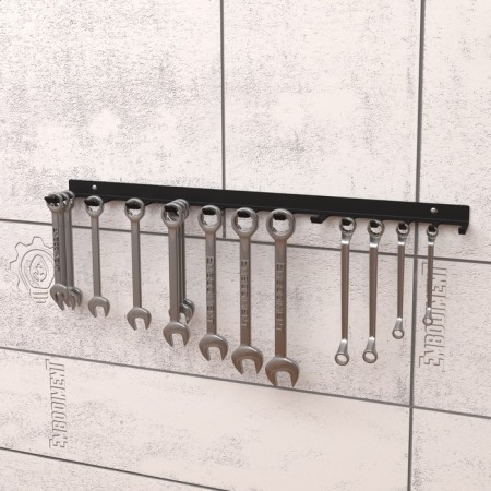 Holder for storing all types of keys to 13 seats, wall -mounted, black