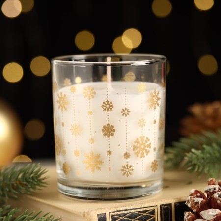 Aromatic New Year's candle in a glass "Winter Forest"
