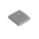 Eraser Rectangular gray nag, size 37 x 35 x 0.9 mm, in a box