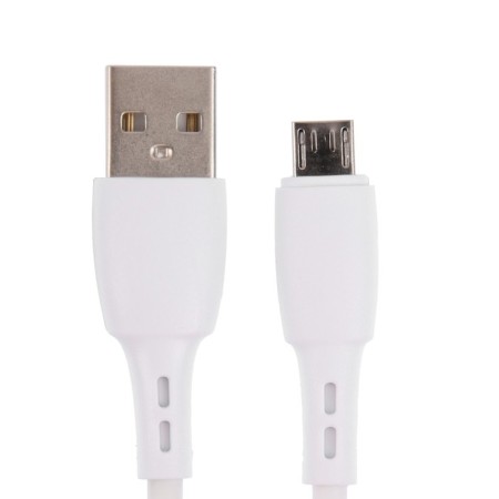 CARMEGA CAR-C -MIC1M-WH, microUSB-USB, 2.4 A, 1 m, white-1