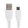 CARMEGA CAR-C -MIC1M-WH, microUSB-USB, 2.4 A, 1 m, white