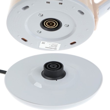 Electric kettle eurostek eek-2027, plastic, flair, 1.8 l, 1500 watts, beige-6