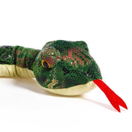 Soft toy "Snake", 105 cm, green color-7