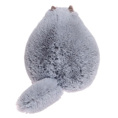 Soft toy "Pushstik cat", gray color, 30 cm-2