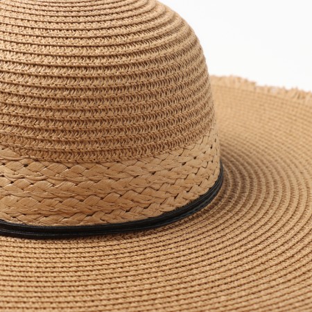 Women's hat Minaku, central to light-brown, river 58-2