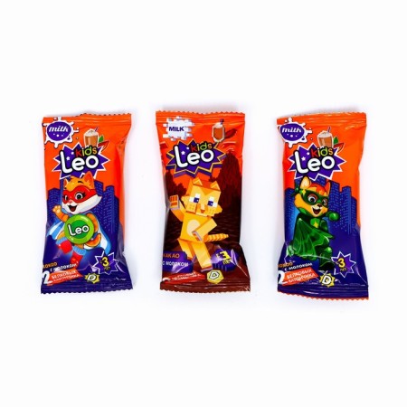 Squirrel Bank Leokids with milk, cocoa and vitamin D, 25 g