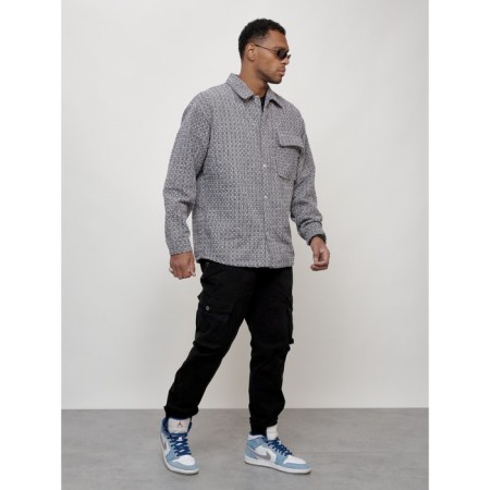 Male windbreaker, size 54, gray color-2