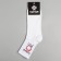 Male socks "Love You" p. 41-44 (27-29 cm), white