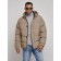 Sports Bologna male winter, size 56, beige color