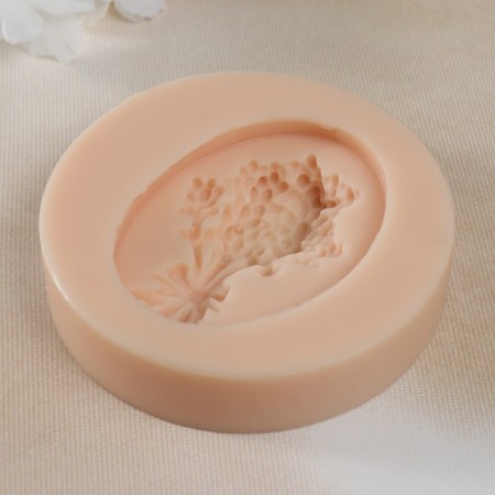 Mold Silicon "Lavender" 7x5.4x2 cm-2