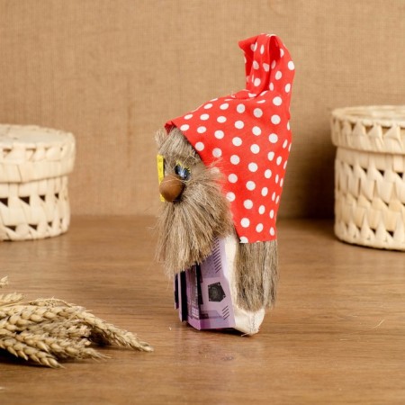 Brownie amulet with Euro, 20 cm, mix-8