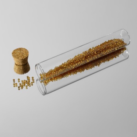 A set of jars for storing beads, d = 2.2 × 12 cm, 5 pcs, in a container, 13.5 × 13.5 × 3.5 cm-4