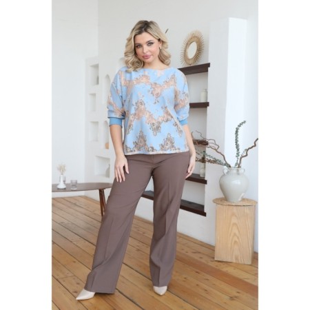 Female jumper, size 62, blue color-2