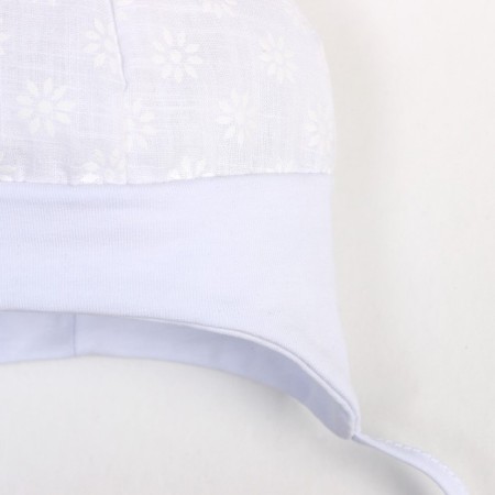 Children's hat, white color, size 42-44-1