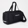 Road bag with a zipper, shoes, external pocket, long belt, black color
