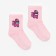 Children's socks "Among us", pink color, size 14 (23-25)