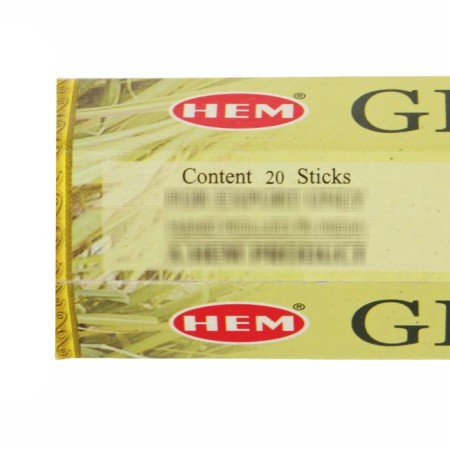 Incense "hem" 20 sticks carbon green tea-2