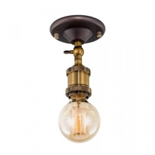 Светильник накладной Citilux «Эдисон» CL450500, 12х12х13 см, 1х60Вт, E27, цвет коричневый