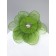 Tekstil “Flower” brooch voluminous, weightless, green color