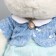 Soft toy "Little Friend", bunny in a blue dress