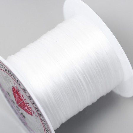 Glass for beads 0.8 mm, 10 m, white-2