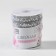 Rhinestones and beads are thermoclayes, width - 10 mm, 4.5 ± 0.5 m, silver color