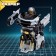 The inertial “Autobot” robot is transformed automatically in a collision, mix