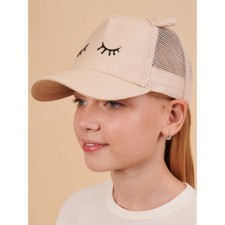 Children's cap, size 53-54, cream color