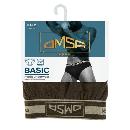 Panties Slips men's Omsa 1224, size 50, color Militari-2