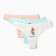 Set of female panties tango 3 pcs, color mix, size 44 (m)