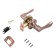 Standard latch 8531 PS AC, Copper color, empty