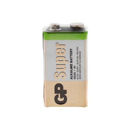 Alkalin battery GP Super, 6LR61 (6LF22, MN1604) -1S, 9V, Crohn, Spike, 1 pc-1