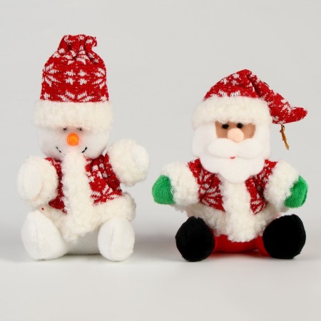 Soft toy "New Year" on suspension, species mix-3