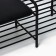 Athery for shoes with a luxury seat, 79 × 33 × 36 cm, 2 shelves, black color