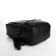 City backpack of artificial leather with lightning, 5 pockets, black color