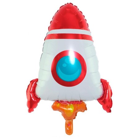 Foil ball 34 "Rocket", red