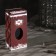 LED figure "Christmas tree in a telephone booth" 5.3 × 12 × 5.3 cm, plastic, batteries AG13x3, glow warm white