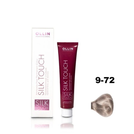Hair dye OLLIN Professional Silk Touch, Besammiach, tone 9/72 Blond brown-violet
