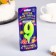 Candle for the cake number "Luminescent", 5.5 cm, number "9"