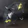 Children's umbrella "yellow car" semi -automatic transparent, d = 90cm
