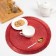 Set of napkins 2 pcs. Dolyana "Shine", central red, D 38 cm
