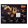 Metal designer "Construction equipment", 6 assembly options, 146 parts