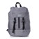 Youth backpack, synthetic fabric, 275x425x205 cm, gray