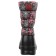 Combined boots with a latch, artificial fur, size 40, color mix
