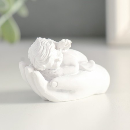 Polystone souvenir "Snowthrough angel in the palm" MIX 5.2x3x3 cm-6