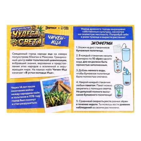 Set for experiments "Miracles of the World: Chichens-Iza"-10