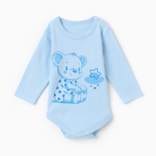 Body baby, color bright blue, height 80 (9-12 months)